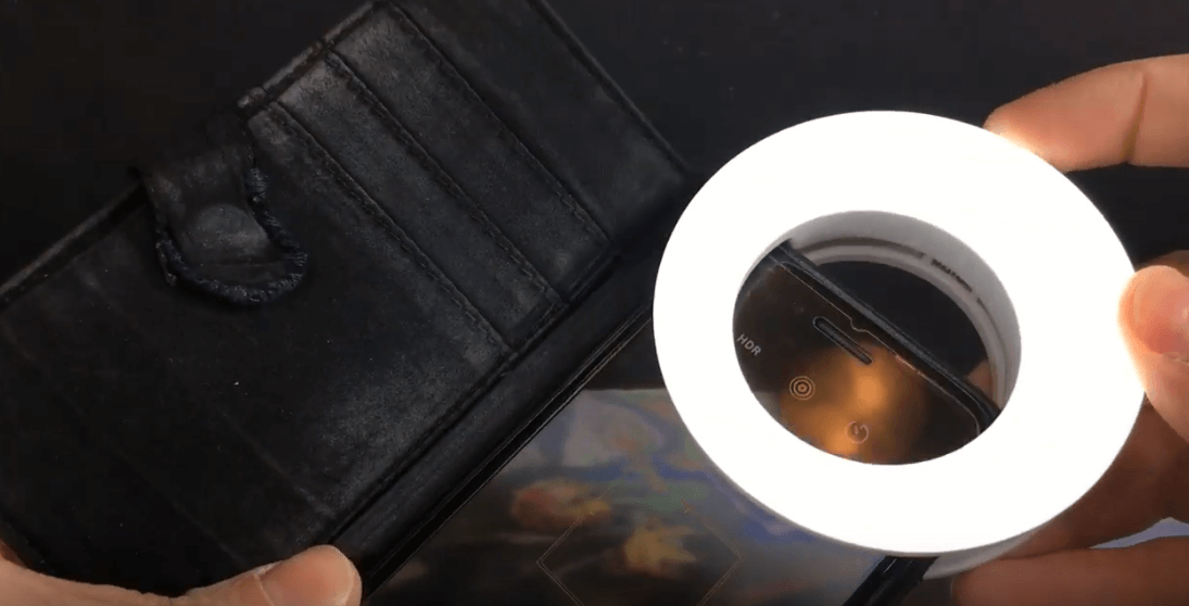 He-Bro review of the Qiaya Selfie ring light last February 2019 - selfie lights iPhone